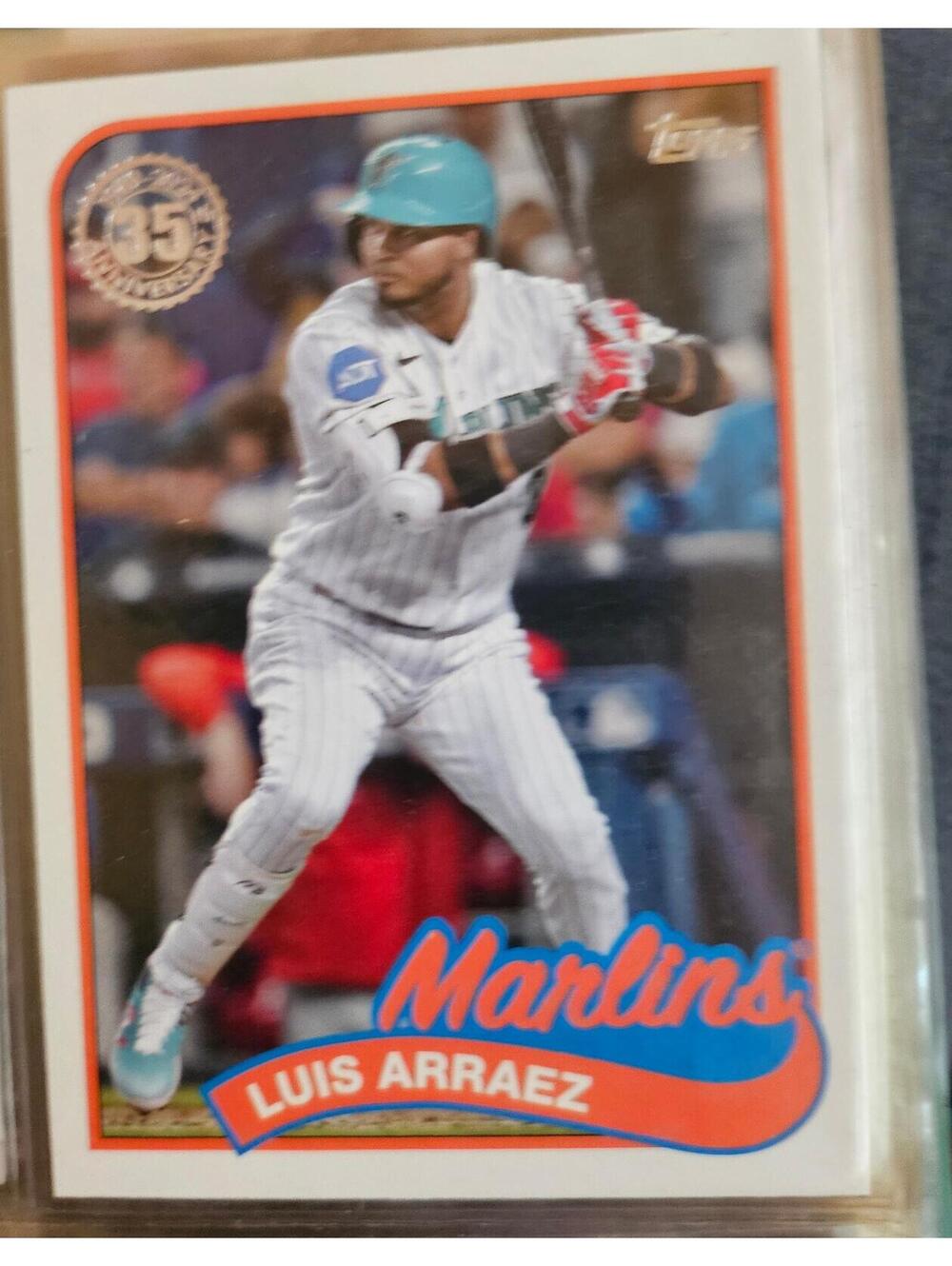 2024 Series 1 89' Topps Baseball #89B-20 Luis Arraez Miami Marlins
